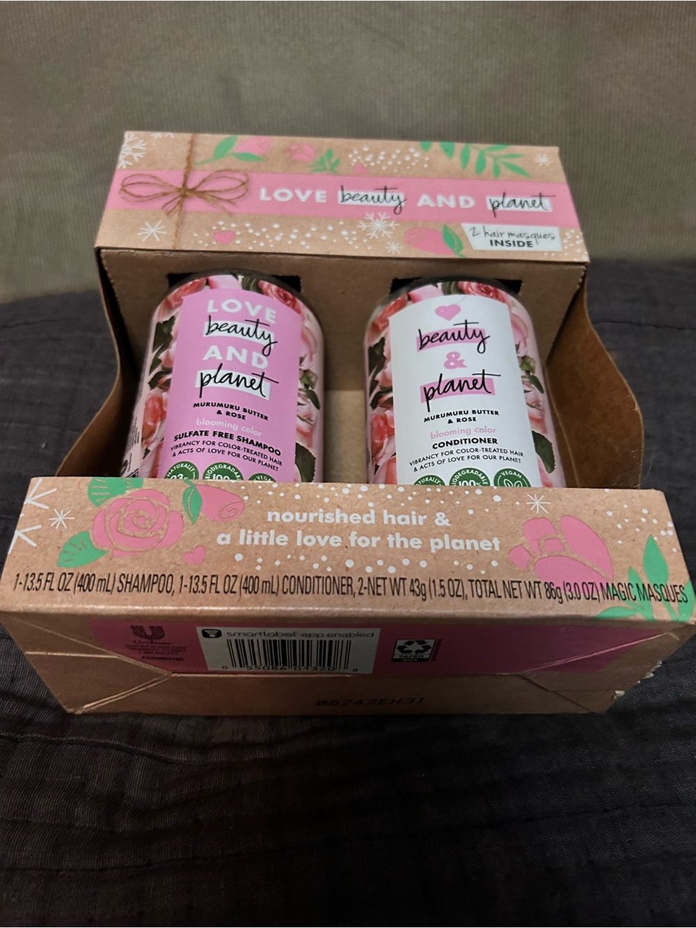 Murumuru Butter & Rose Shampoo & Conditioner Set by Love Beauty and Planet - Picture 2 of 5